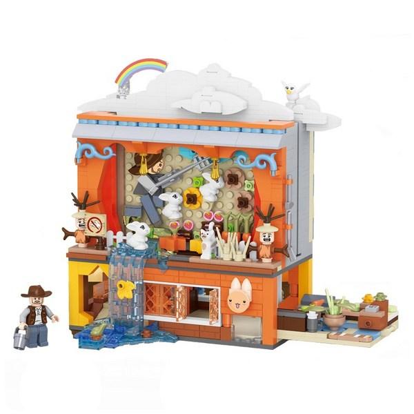 ЛОЗ Миниблок Наноблок Осенний Театр, 01.ЛОЗ Осенний Театр, 01.ЛОЗ Осенний Театр, популярные корейские игрушки